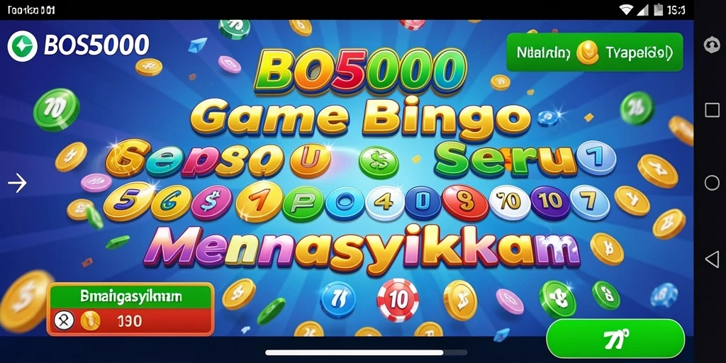 Tampilan gameplay seru dalam permainan Bingo BOS5000.