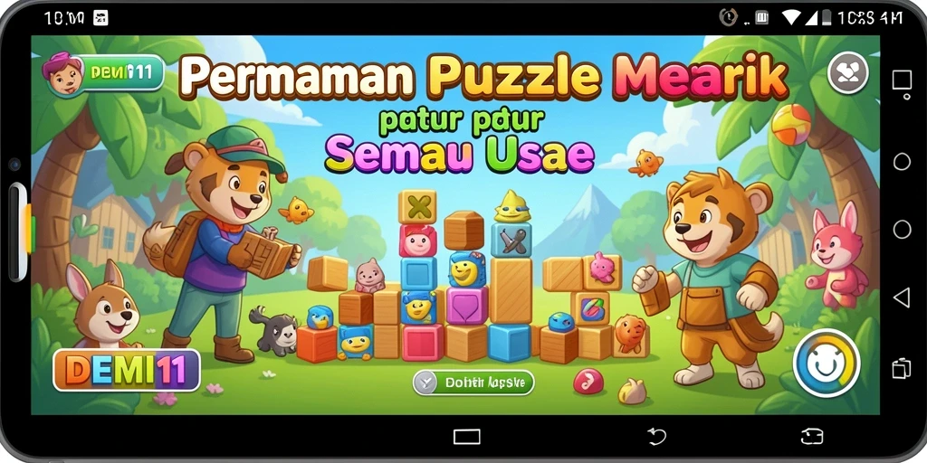 Tampilan gameplay <strong>DEMI11</strong> yang seru dan mendebarkan saat menyelesaikan puzzle.