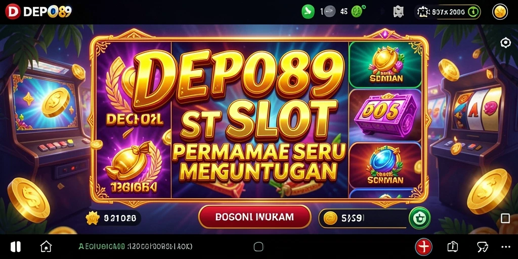Tampilan menarik dari permainan Slot DEPO89 yang menggugah selera.