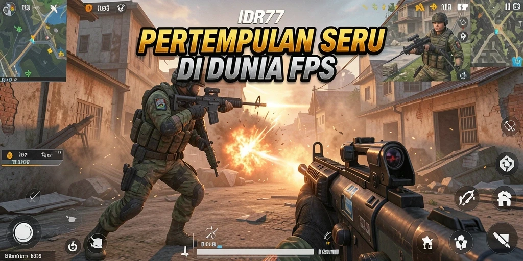 Tangkapan layar dari gameplay intens di IDR77.