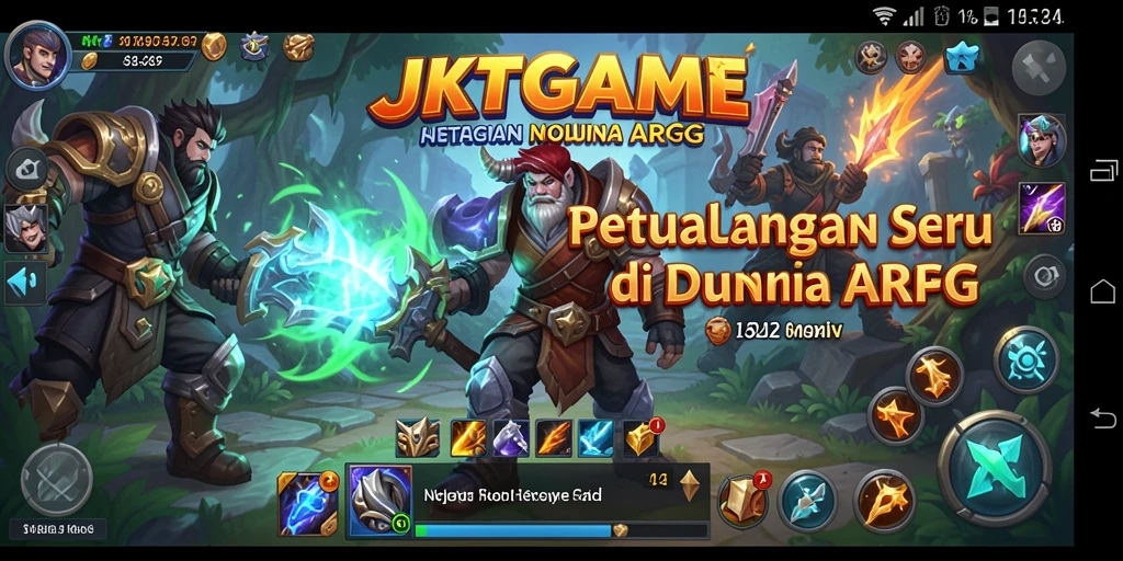 Tampilan gameplay dinamis dan aksi seru di JKTGAME.