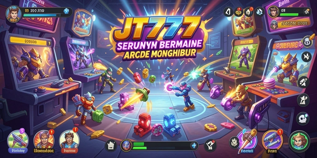 Tampilan gameplay JT777 yang seru dan menghibur.