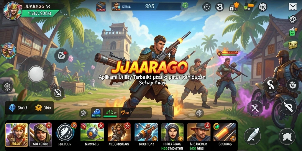 Tampilan antarmuka JUARAGO yang user-friendly dan modern.