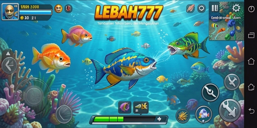 Screenshot gameplay seru dalam game Tembak Ikan LEBAH777.