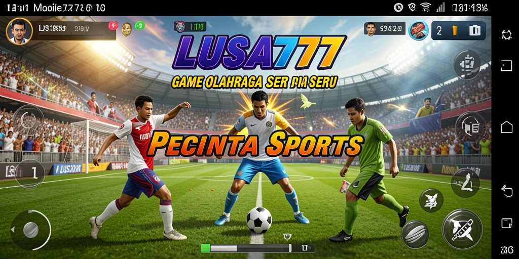 Screenshot gameplay LUSA777 menampilkan aksi seru dalam olahraga.
