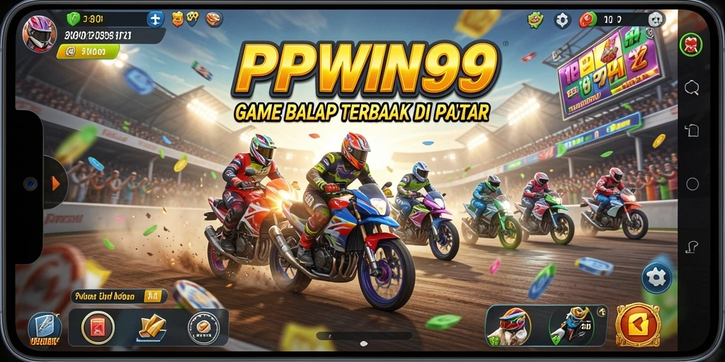 Gameplay balap PPWIN99 yang mendebarkan dan penuh aksi.