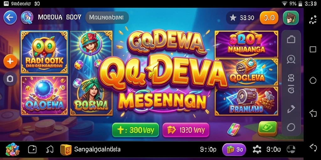 Gameplay QQDEWA yang menegangkan dengan berbagai pilihan slot.