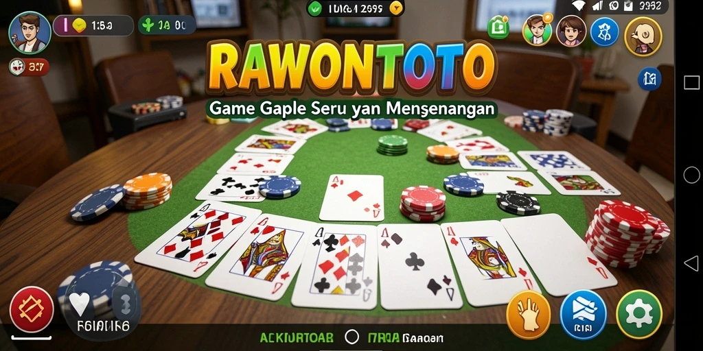 Gameplay seru dan kompetitif dalam RAWONTOTO.