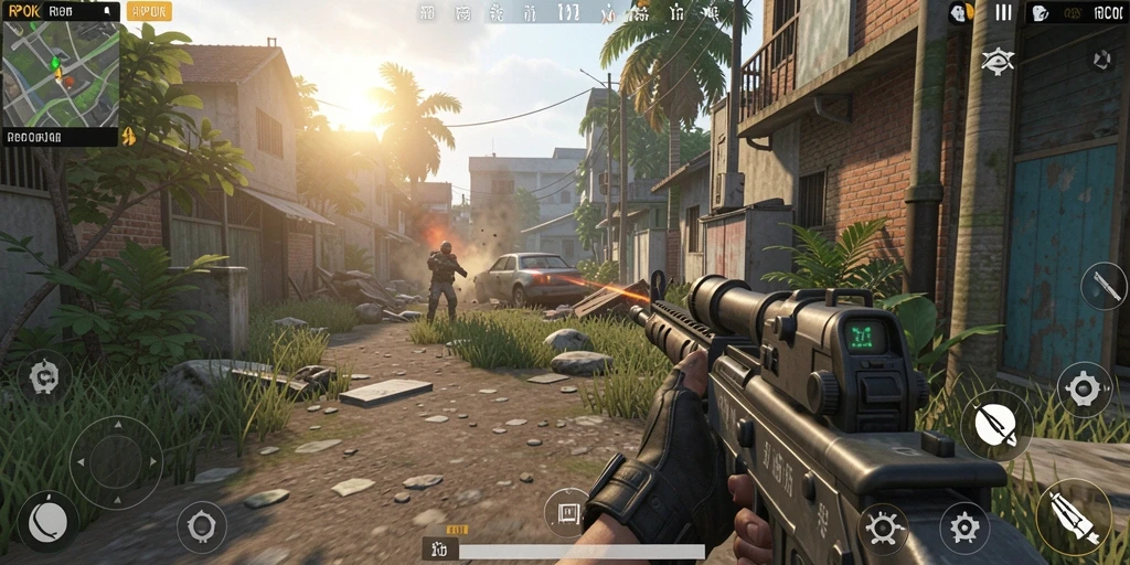 Tampilan gameplay eps RPOK yang mendebarkan dan penuh aksi.