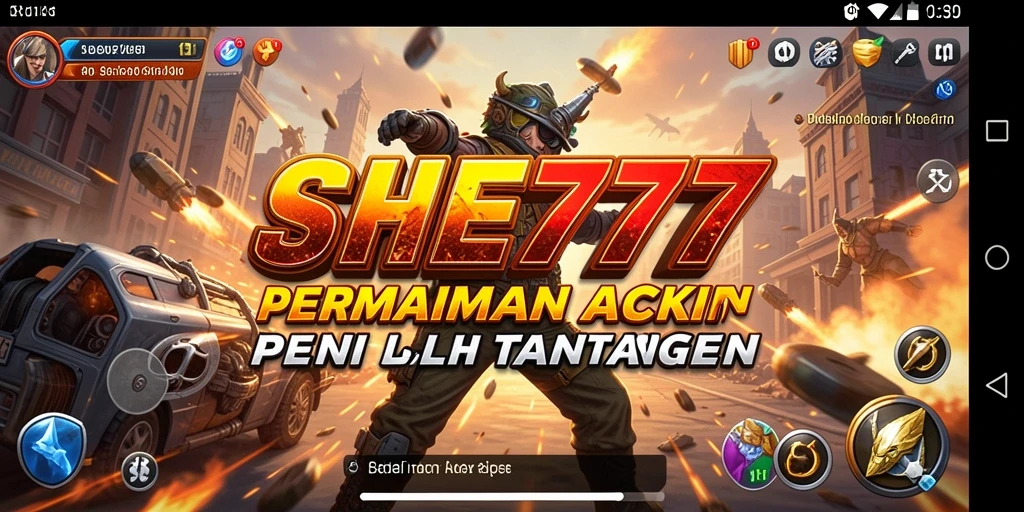 Tampilan gameplay SHE777 yang penuh aksi dan seru.