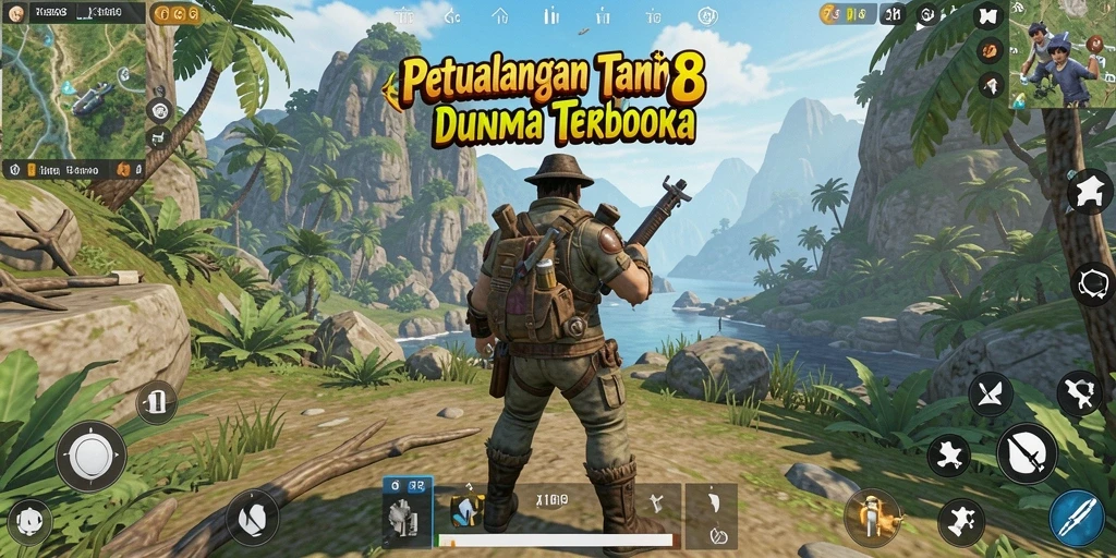 Tampilan gameplay yang mengasyikkan dalam dunia terbuka X168.